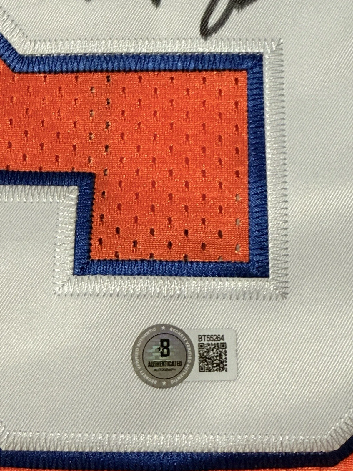 Adam Sandler — ADAM SANDLER SIGNED AUTOGRAPH WATERBOY BOBBY BOUCHER JERSEY BECKETT BT25564, image 4