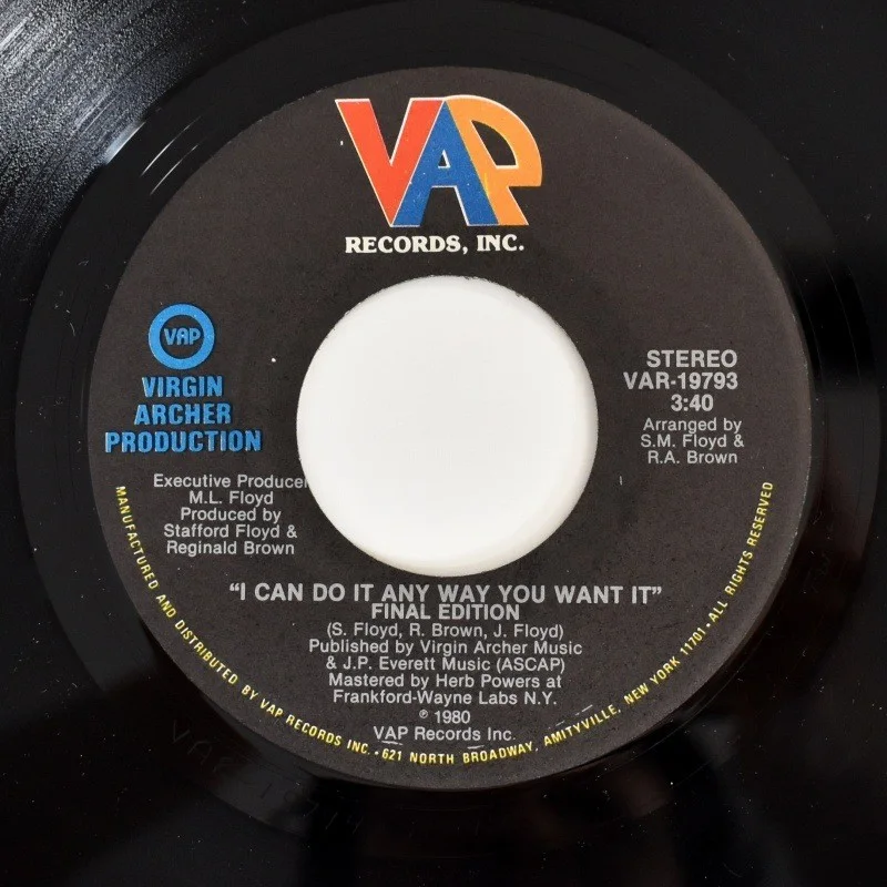 Final Edition - No Limit / I Can Do It Any Way You Want It [7-inch], image 2