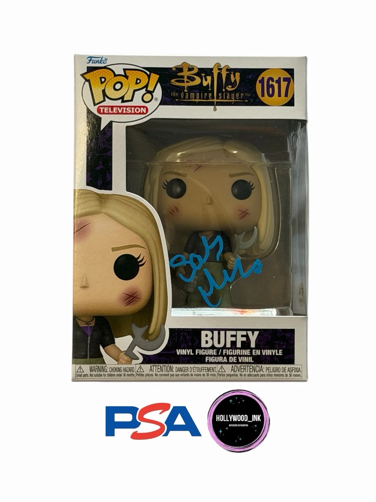 Sarah Michelle Gellar — SARAH MICHELLE GELLAR SIGNED BUFFY THE VAMPIRE SLAYER FUNKO PSA COA+PROOF
