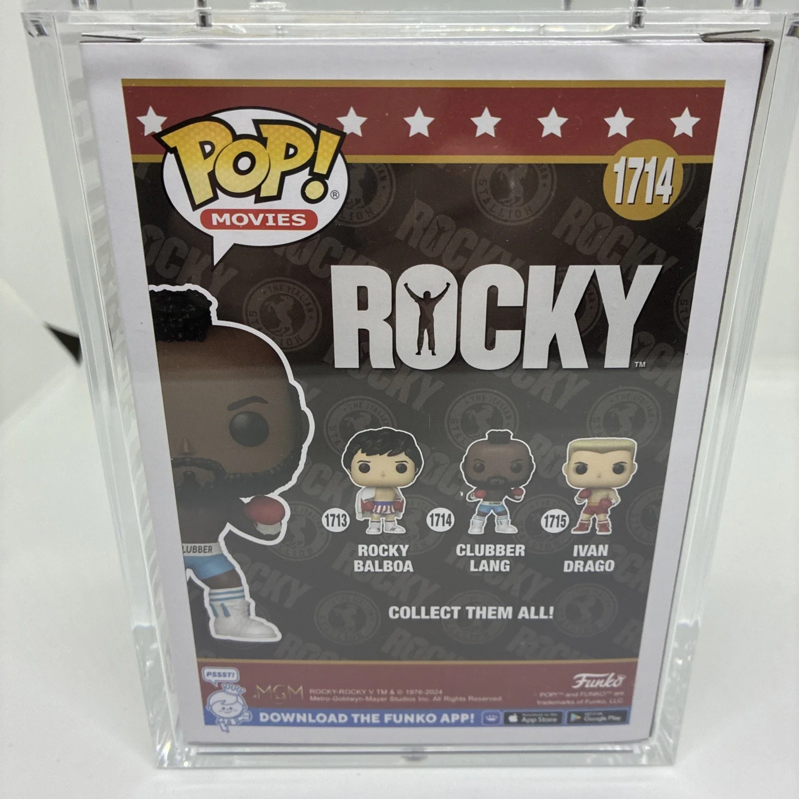 Mr. T — Mr. T Autographed Signed Funko Pop #1714 Clubber Lang Rocky in Protector OPIX, изображение 4