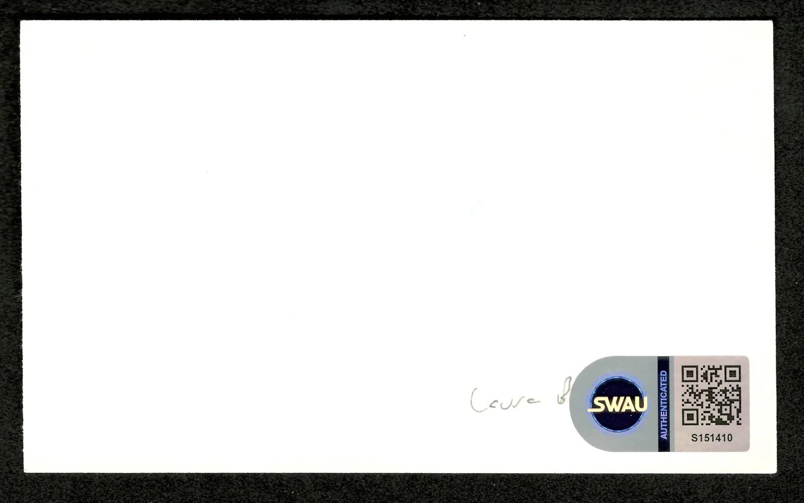 Laura Branigan Signed Autographed 3x5 Card SWAU Cert Gloria, изображение 2