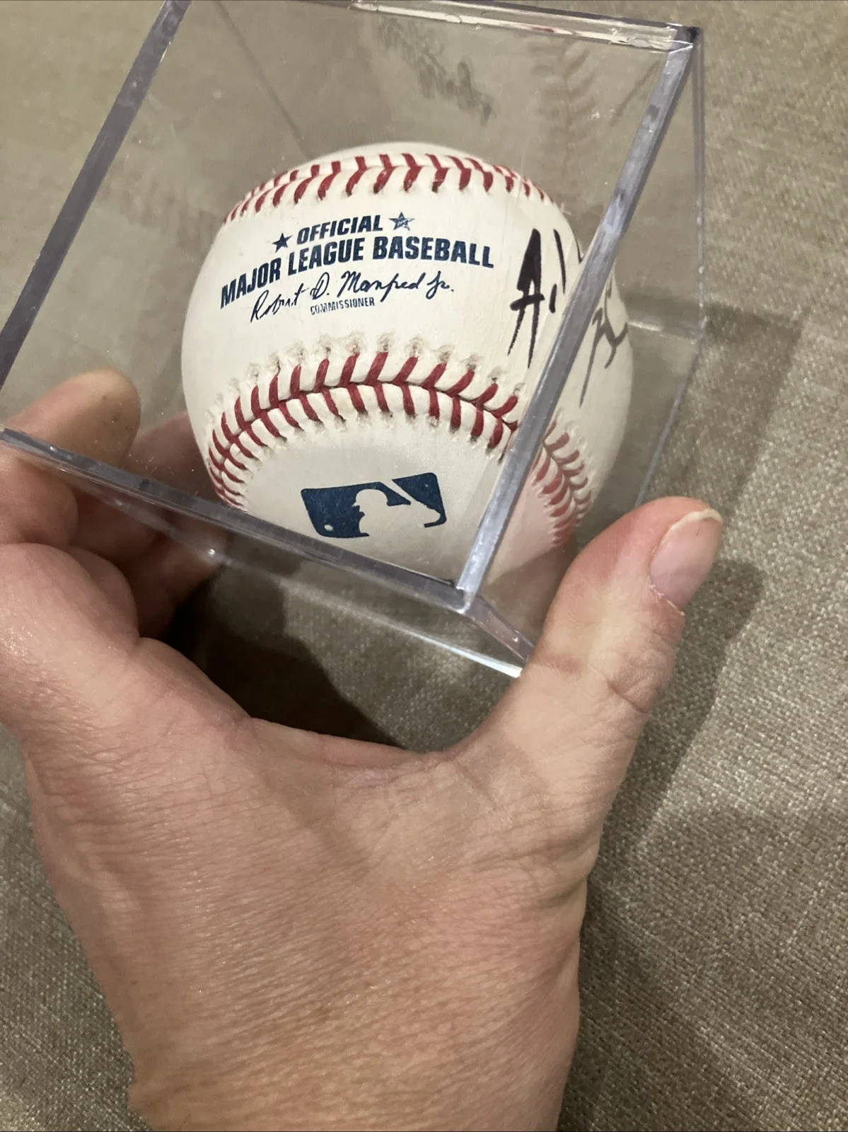 ANDY SUMMERS The Police Guitarist Autograph Signed Rawlings MLB Baseball STING, изображение 2