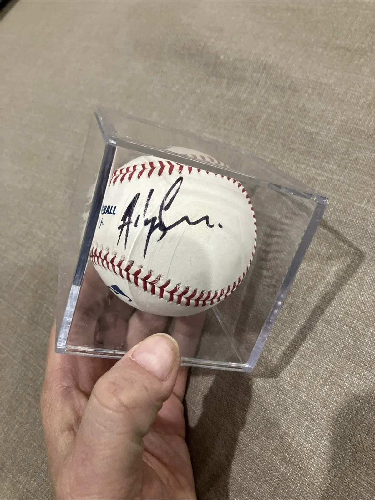 ANDY SUMMERS The Police Guitarist Autograph Signed Rawlings MLB Baseball STING, изображение 3