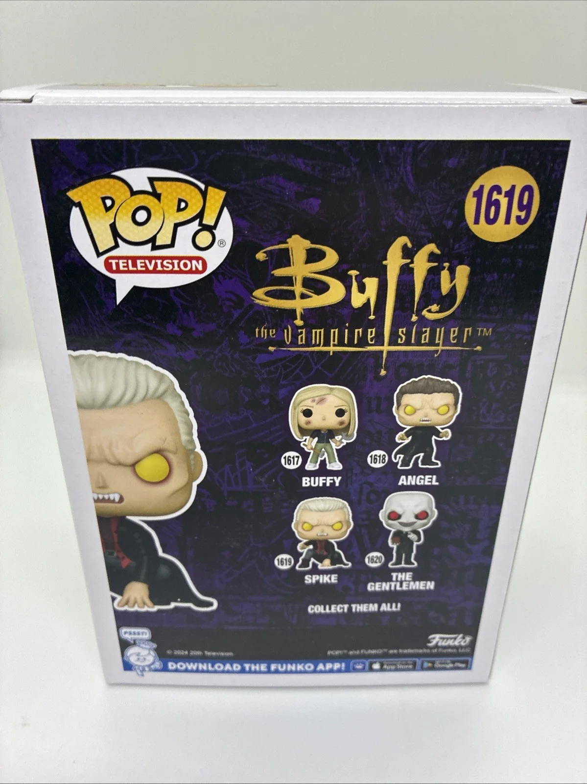 JAMES MARSTERS — JAMES MARSTERS SIGNED BUFFY THE VAMPIRE SLAYER Spike Funko POP #1619 Opix COA, изображение 3