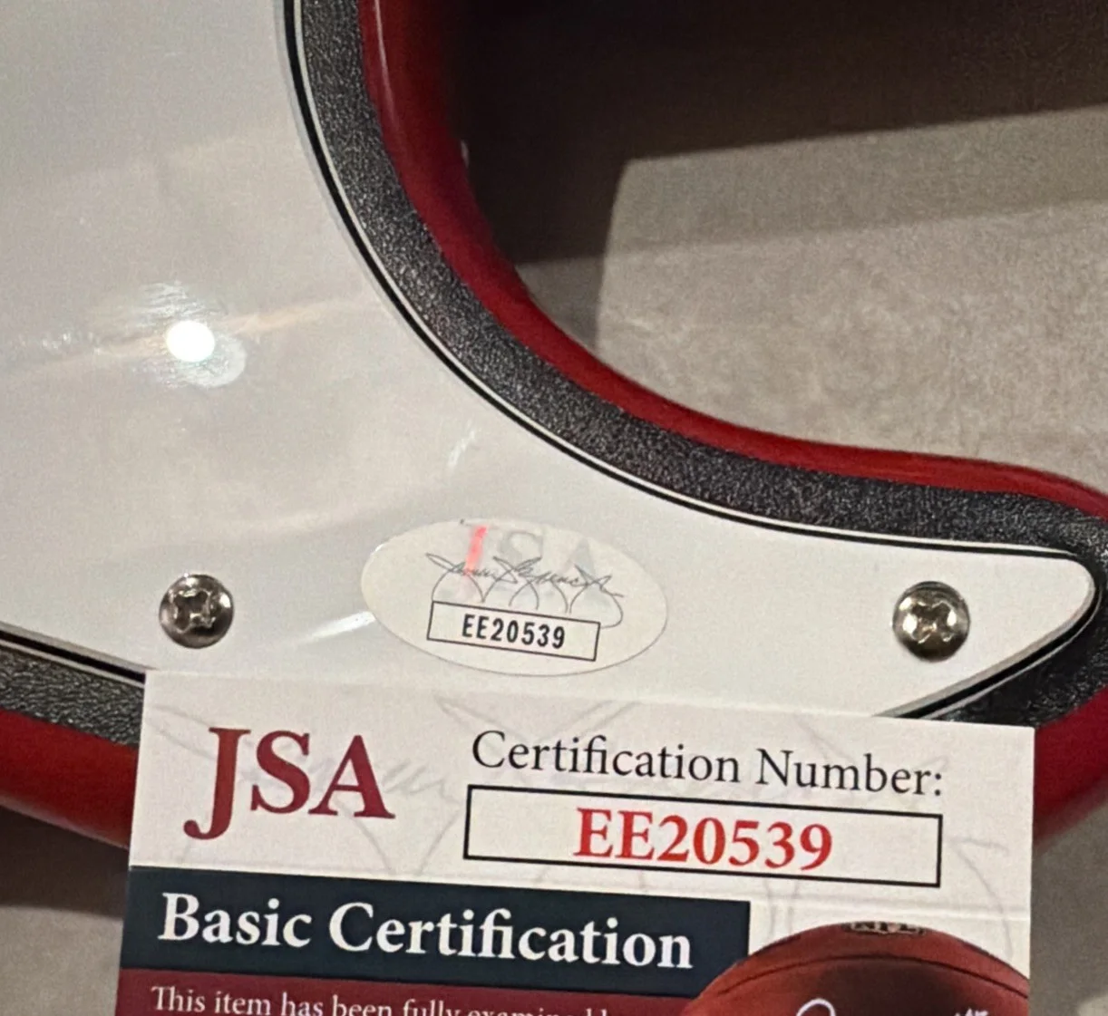 Billie Joe Armstrong — Billie Joe Armstrong Green Day Authentic Signed Electric Guitar JSA #EE20539, изображение 3