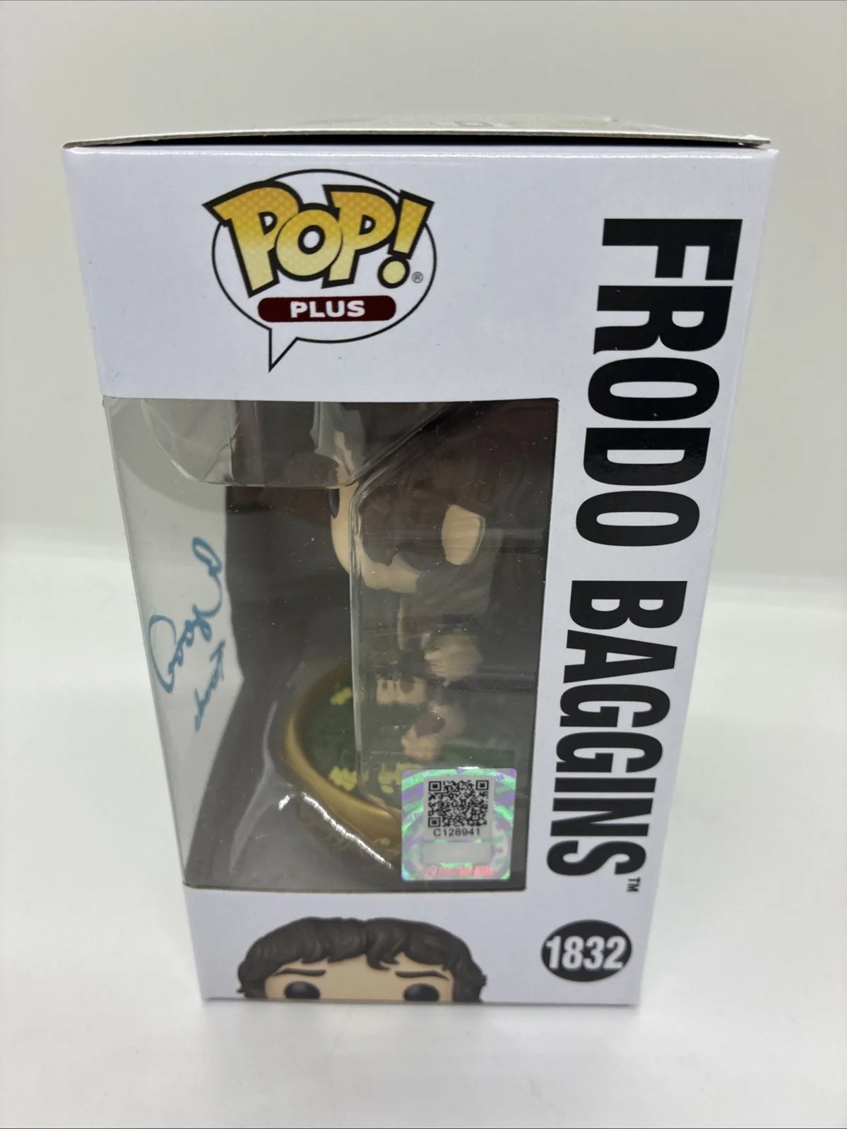 Elijah Wood — Elijah Wood Signed The Lord Of The Rings Funko Pop #1832 Frodo Official Pix, изображение 2
