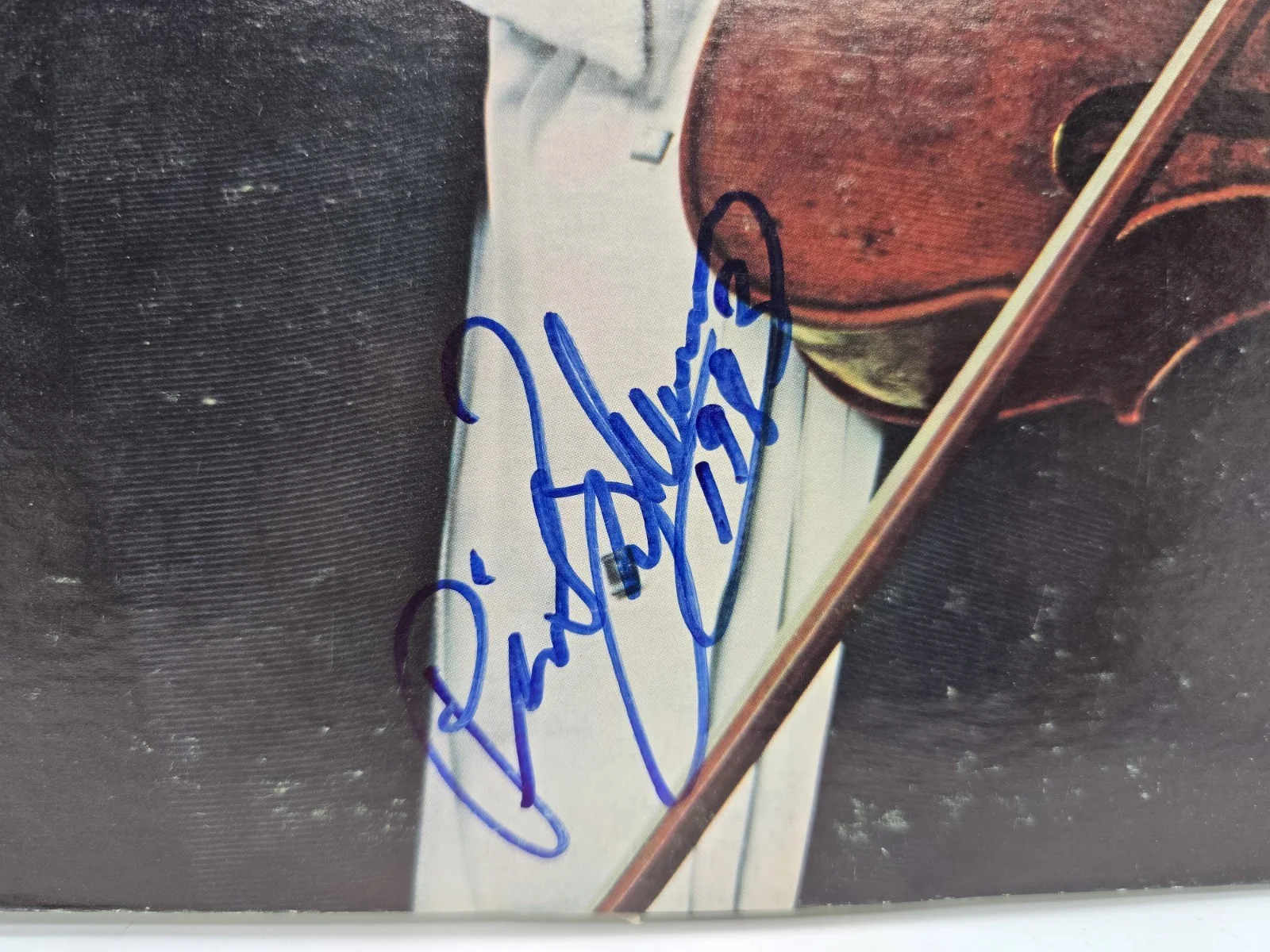 RARE Pinchas Zuckerman Signed Mendelssohn Violin Concerto Record Autographed, изображение 2