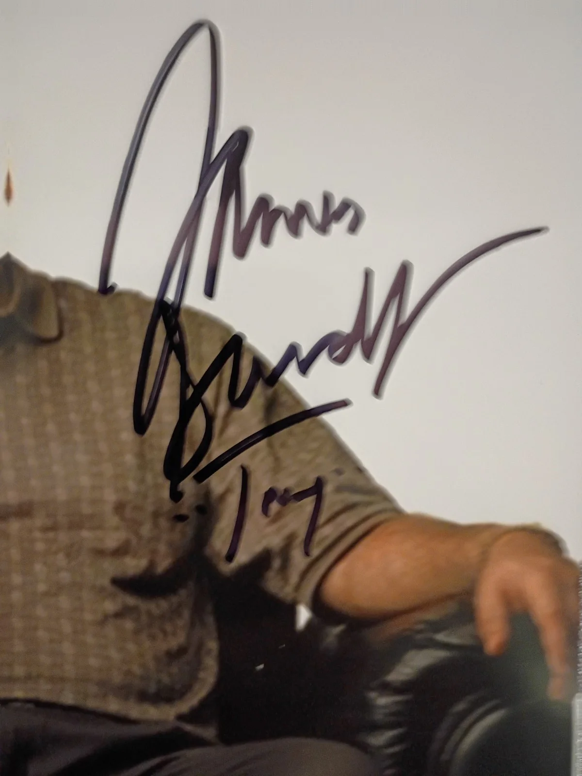 James Gandolfini — James Gandolfini Sopranos Signed 8x10 COA W/Matching Numbered Sticker, изображение 3