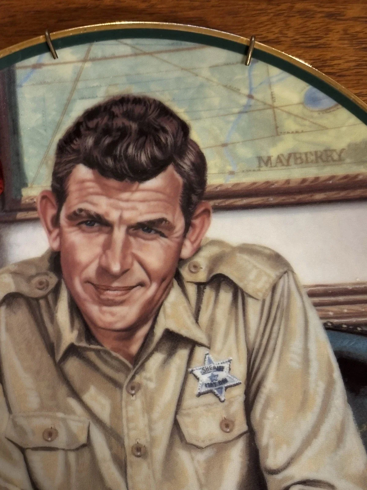 VTG Sheriff Andy Taylor from The Andy Griffith Show, Hamilton Plate Collection,, изображение 2
