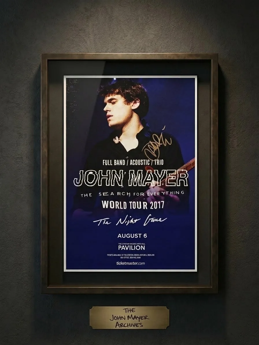 John Mayer Autographed Poster - The Search For Everything - Signed RARE Gold Sig, изображение 2