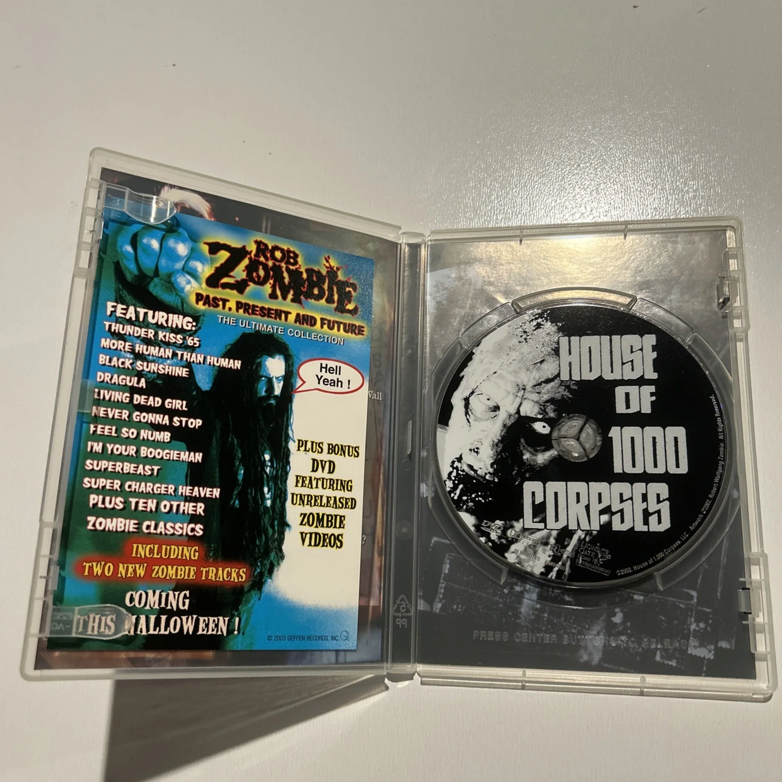 SIGNED Autographed Inscription DVD House Of A Thousand Corpse 2002, изображение 4