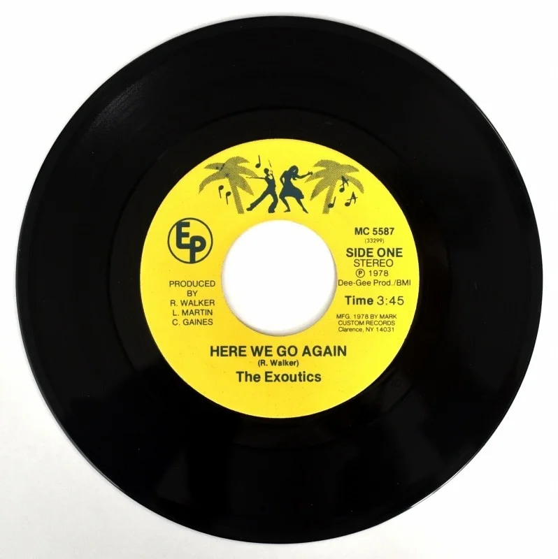 The Exoutics - Here We Go Again / Keep Groovin' (7-inch), image 3
