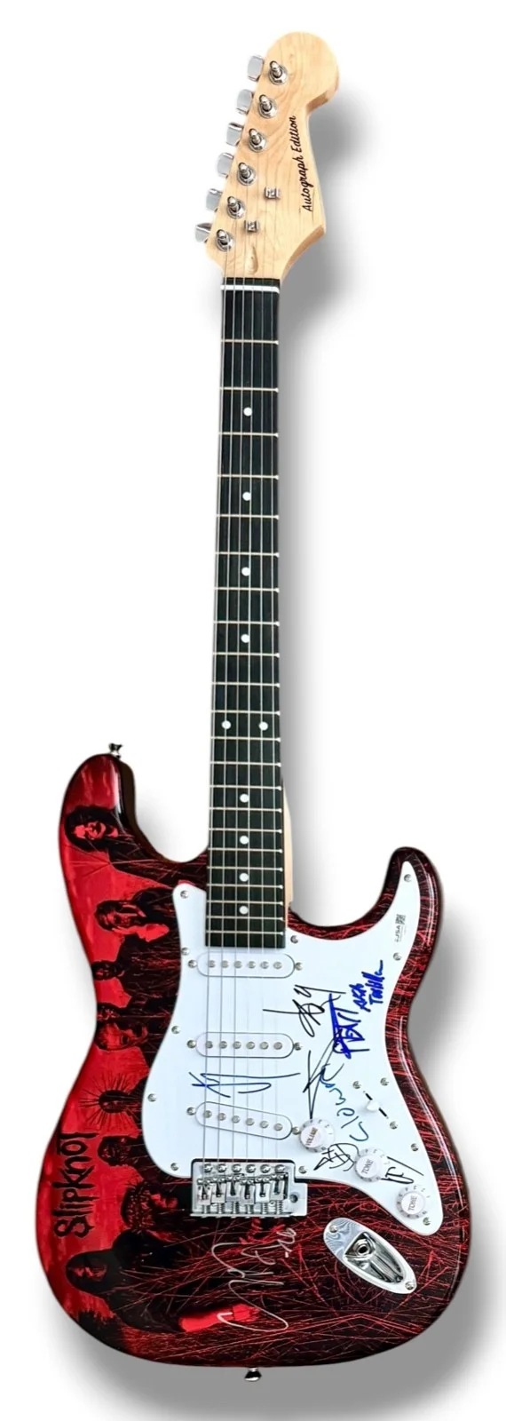 Slipknot Signed Guitar Custom JSA COA Corey Taylor Clown VMan Mick Sid All 8!, image 4