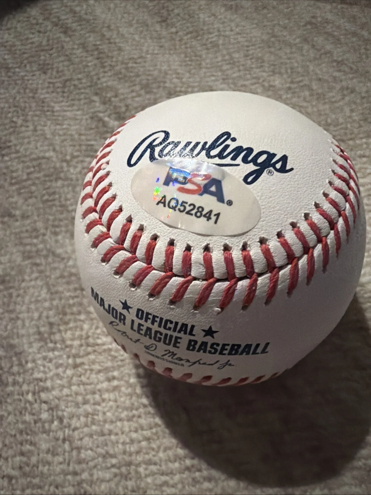 Jay Leno — Jay Leno Signed Autograph Rawlings Official MLB BASEBALL THE TONIGHT SHOW Comedy, image 2