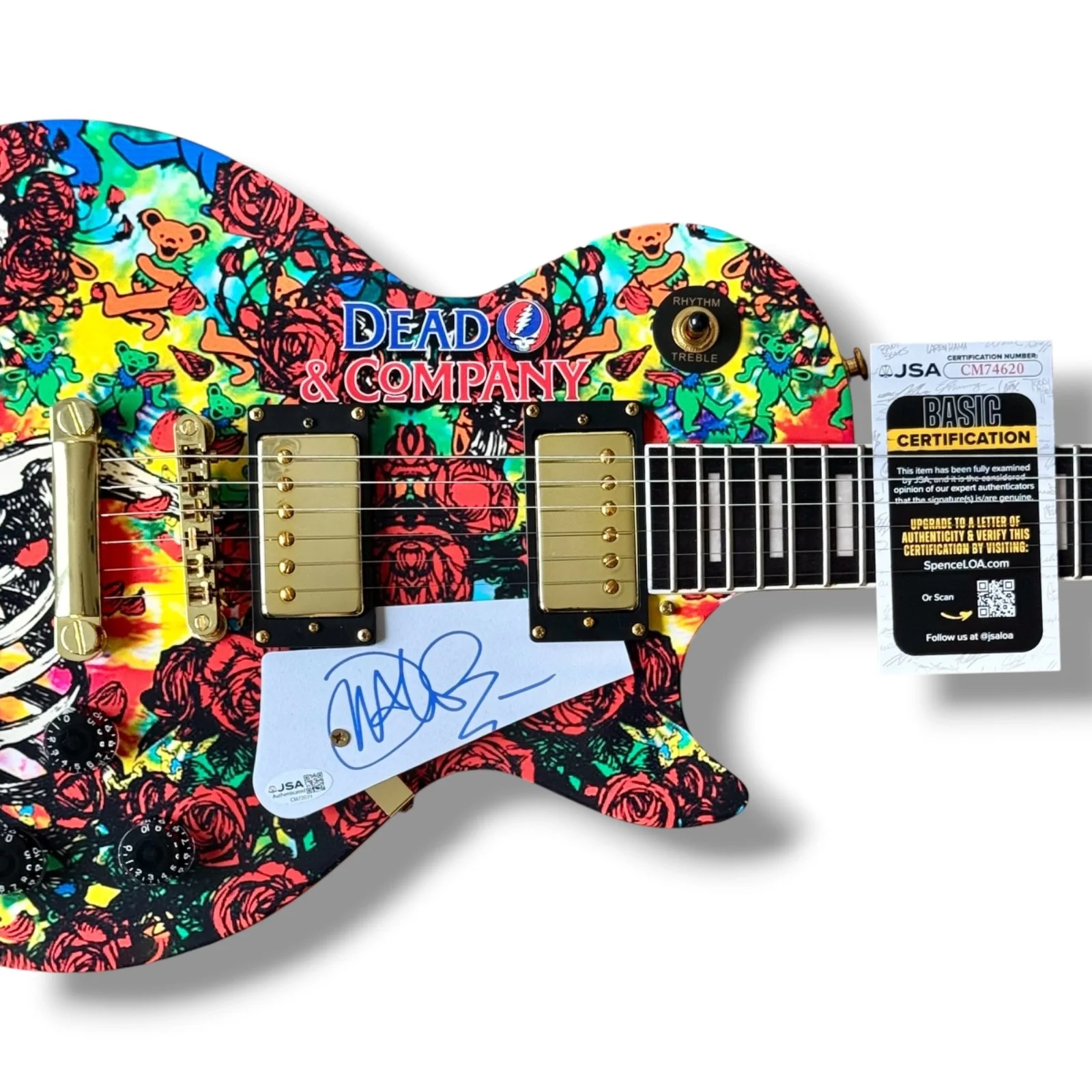 John Mayer Signed Guitar Custom Graphics JSA COA Dead & Company Grateful Dead, image 2