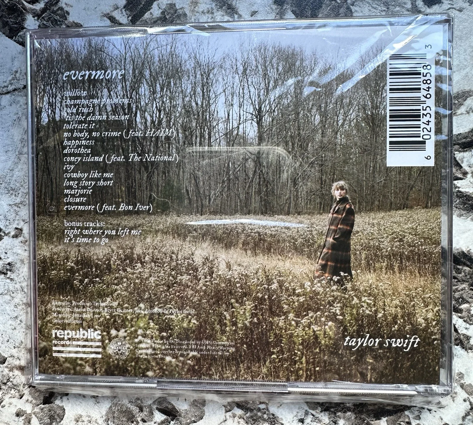 Taylor Swift Signed Evermore CD, image 3