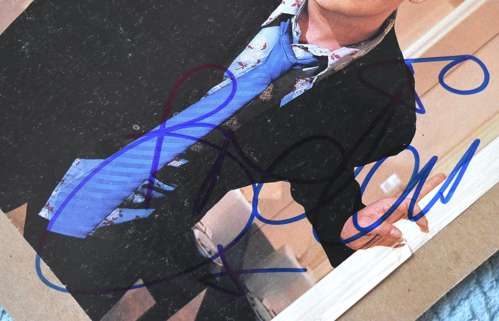 Boy George Hand Signed Paper, image 2