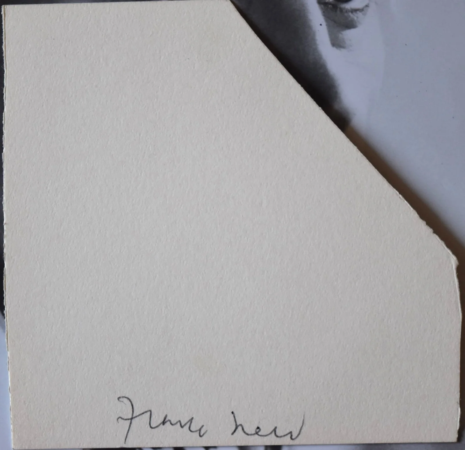 Franco Nero Hand Signed Card, image 3