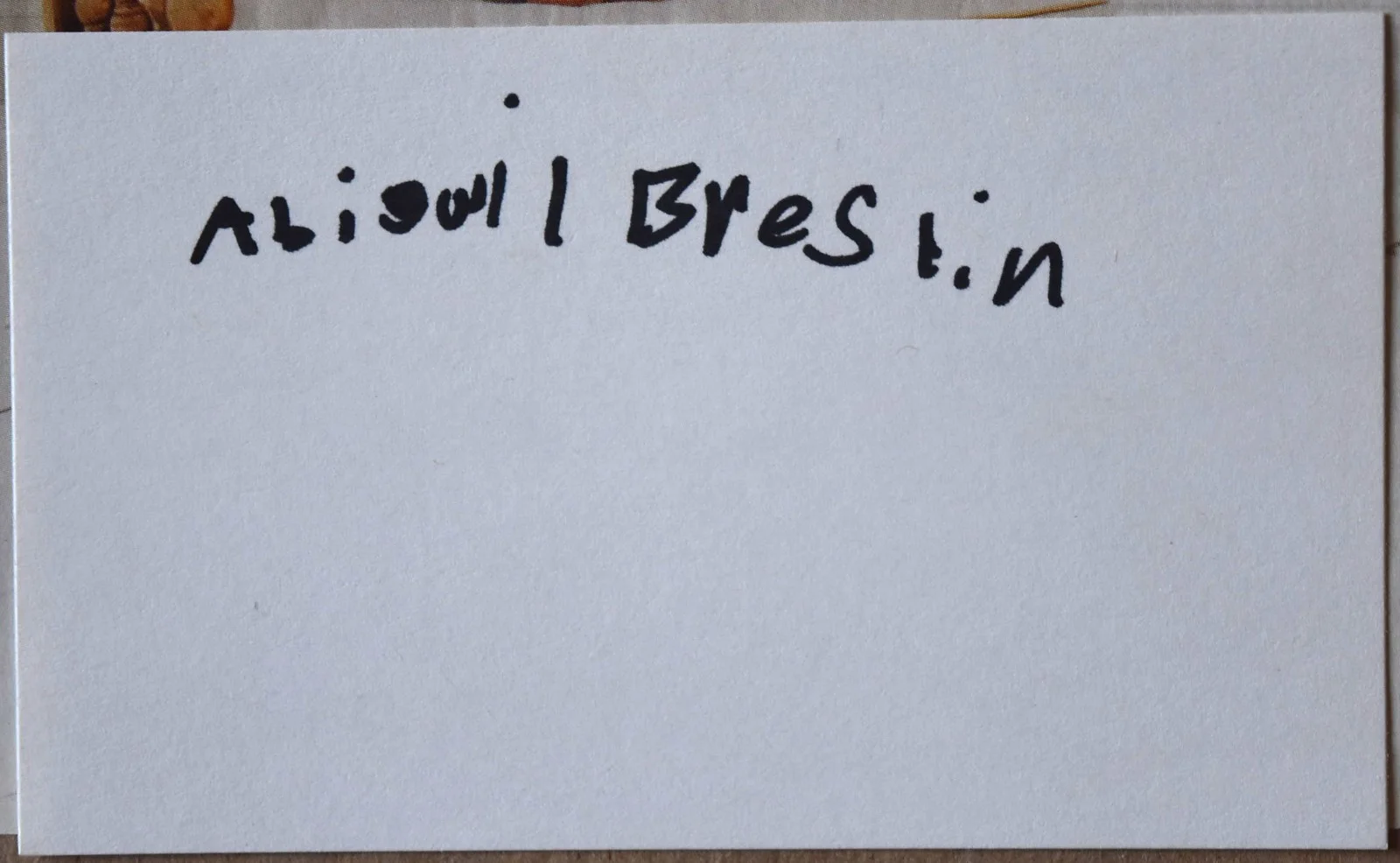 Abigail Breslin Hand Signed Card, image 2