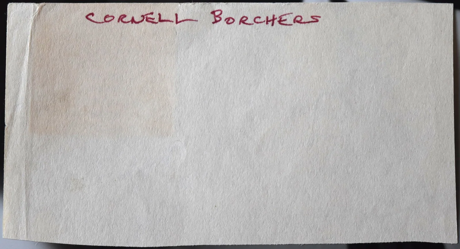 Cornell Hand Signed Card, image 3