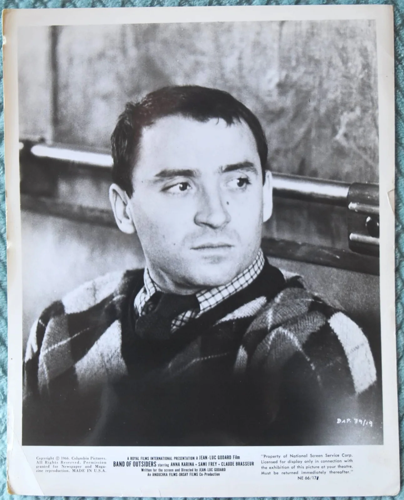 Claude Brasseur Hand Signed Card, image 4