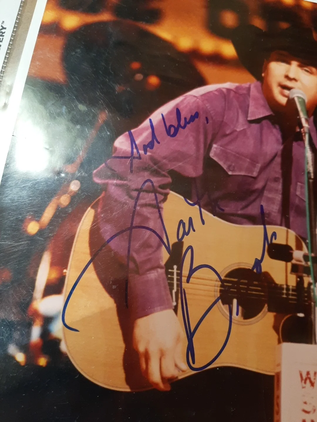 Autographed Garth Brooks 8×10 Photograph Authenticated by Piece of the Past, image 2