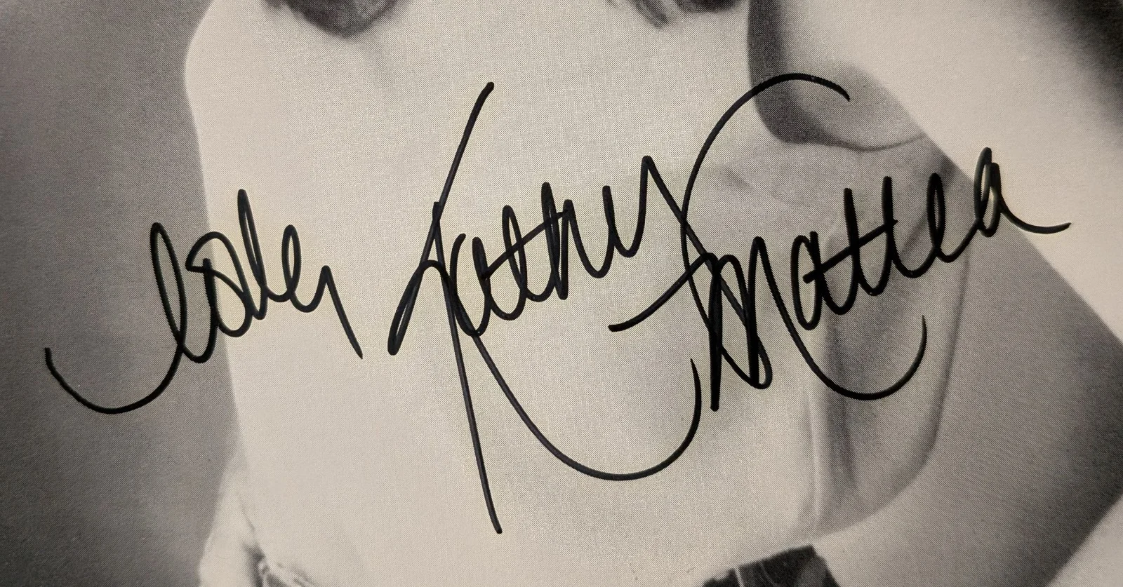 Country Music Singer Kathy Mattea Signed Autographed Fan Club Photo Bluegrass, изображение 2