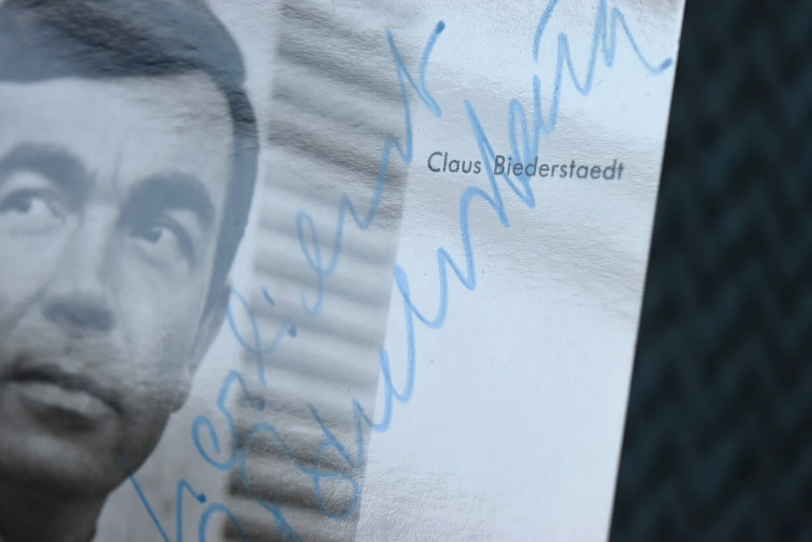 Claus Biederstaedt Hand Signed Postcard, image 4