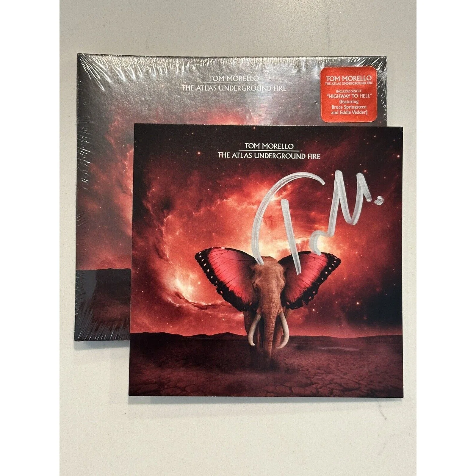 Tom Morello — Rage Against The Machine Tom Morello Signed Autographed CD Cover #2