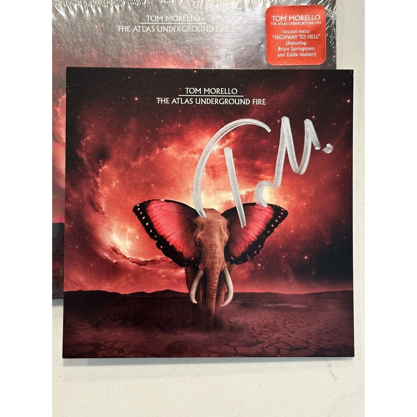 Tom Morello — Rage Against The Machine Tom Morello Signed Autographed CD Cover #2, image 2
