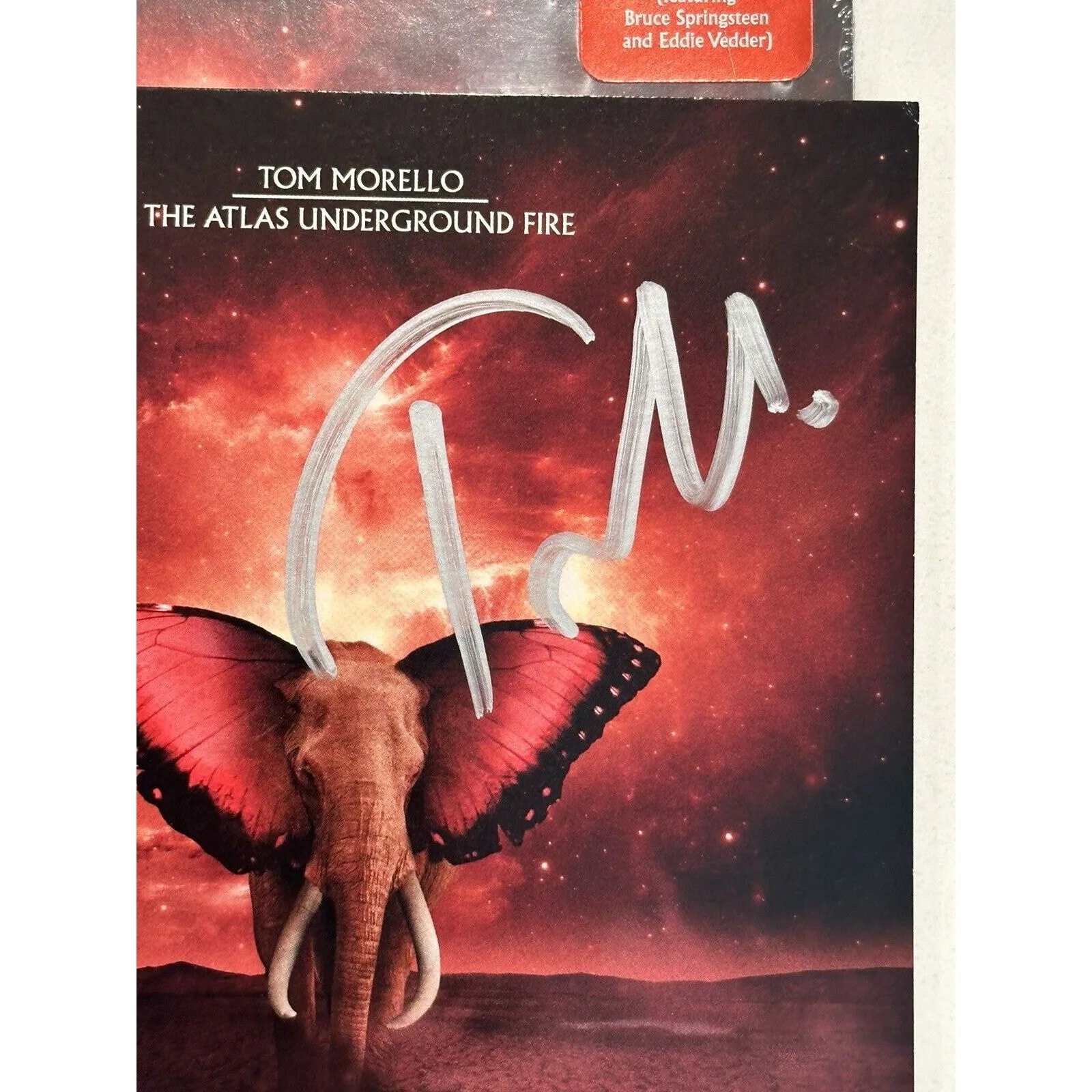 Tom Morello — Rage Against The Machine Tom Morello Signed Autographed CD Cover #2, image 3