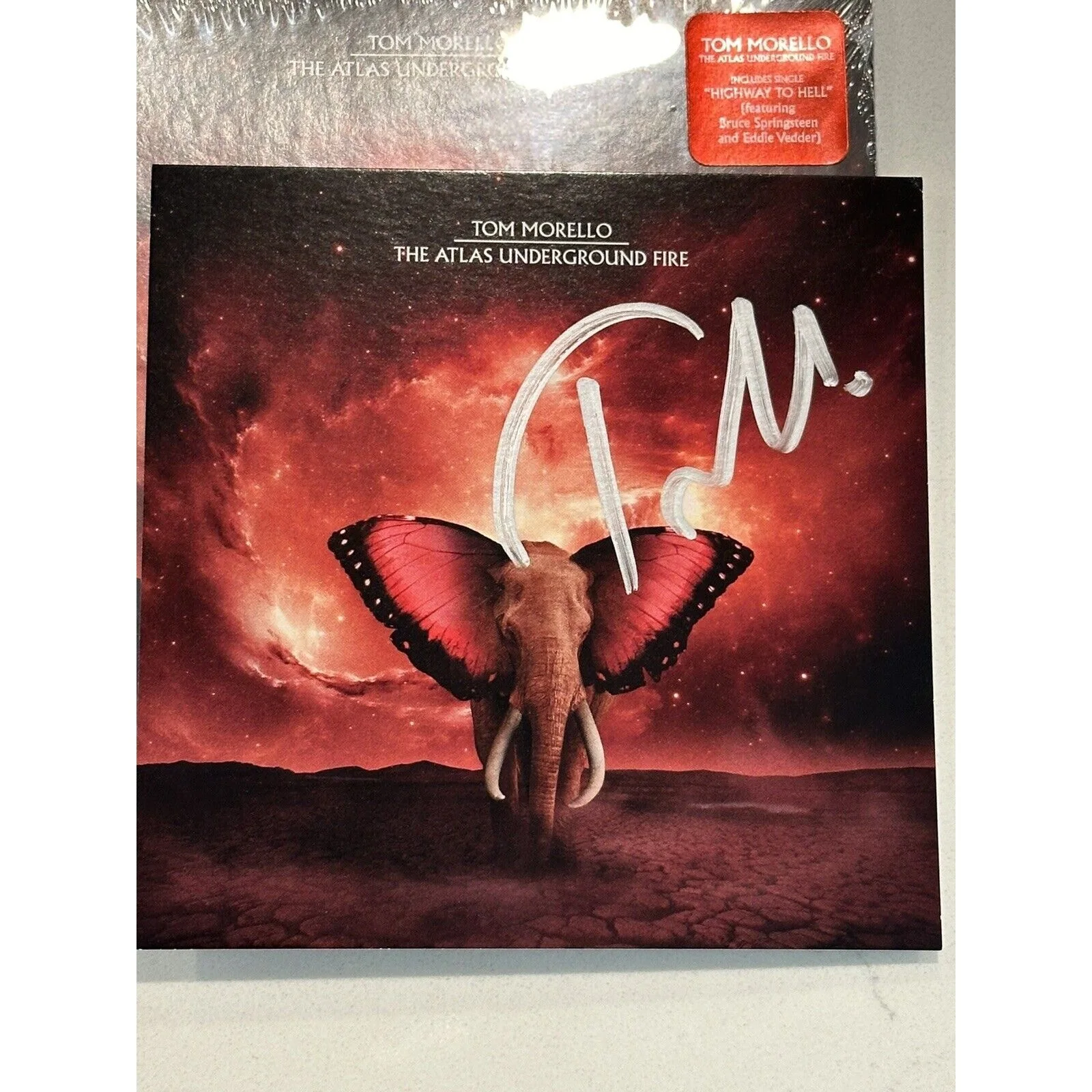 Tom Morello — Rage Against The Machine Tom Morello Signed Autographed CD Cover #2, image 4
