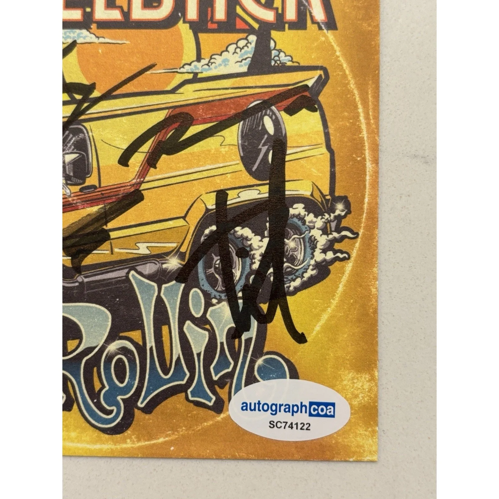NICKELBACK Get Rollin CD Signed Card FULL BAND Insert Autograph ACOA #6, image 4
