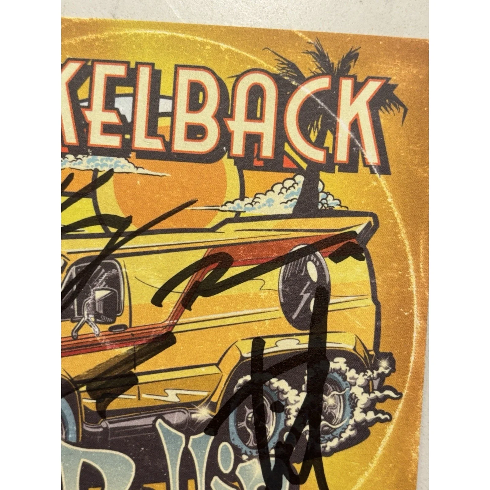 NICKELBACK Get Rollin CD Signed Card FULL BAND Insert Autograph ACOA #6, image 5