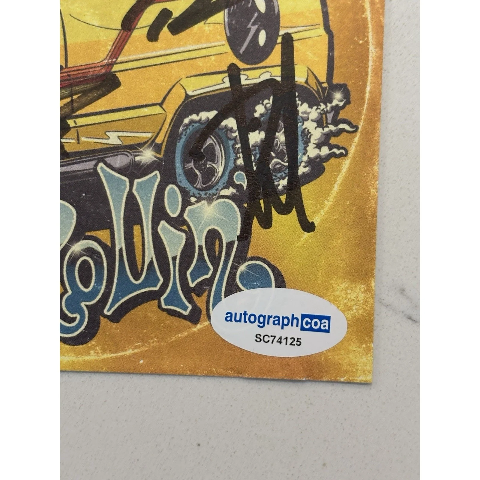 NICKELBACK Get Rollin CD Signed Card FULL BAND Insert Autograph ACOA #8, image 4