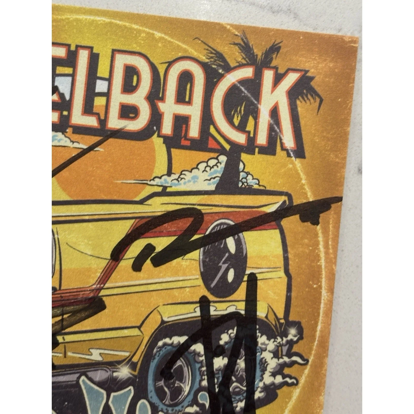 NICKELBACK Get Rollin CD Signed Card FULL BAND Insert Autograph ACOA #8, image 5