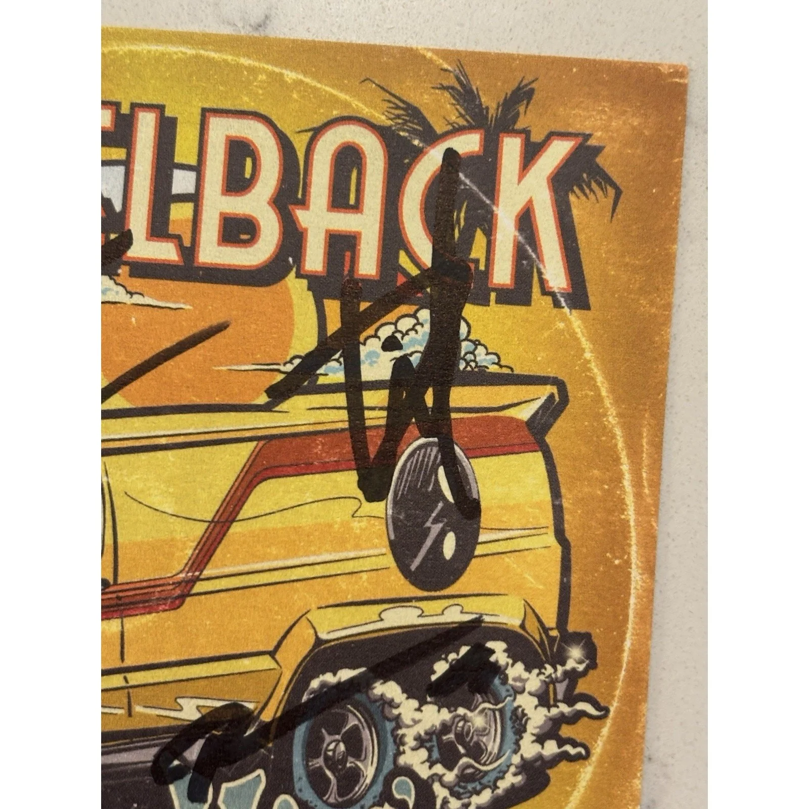 NICKELBACK Get Rollin CD Signed Card FULL BAND Insert Autograph ACOA #5, image 4