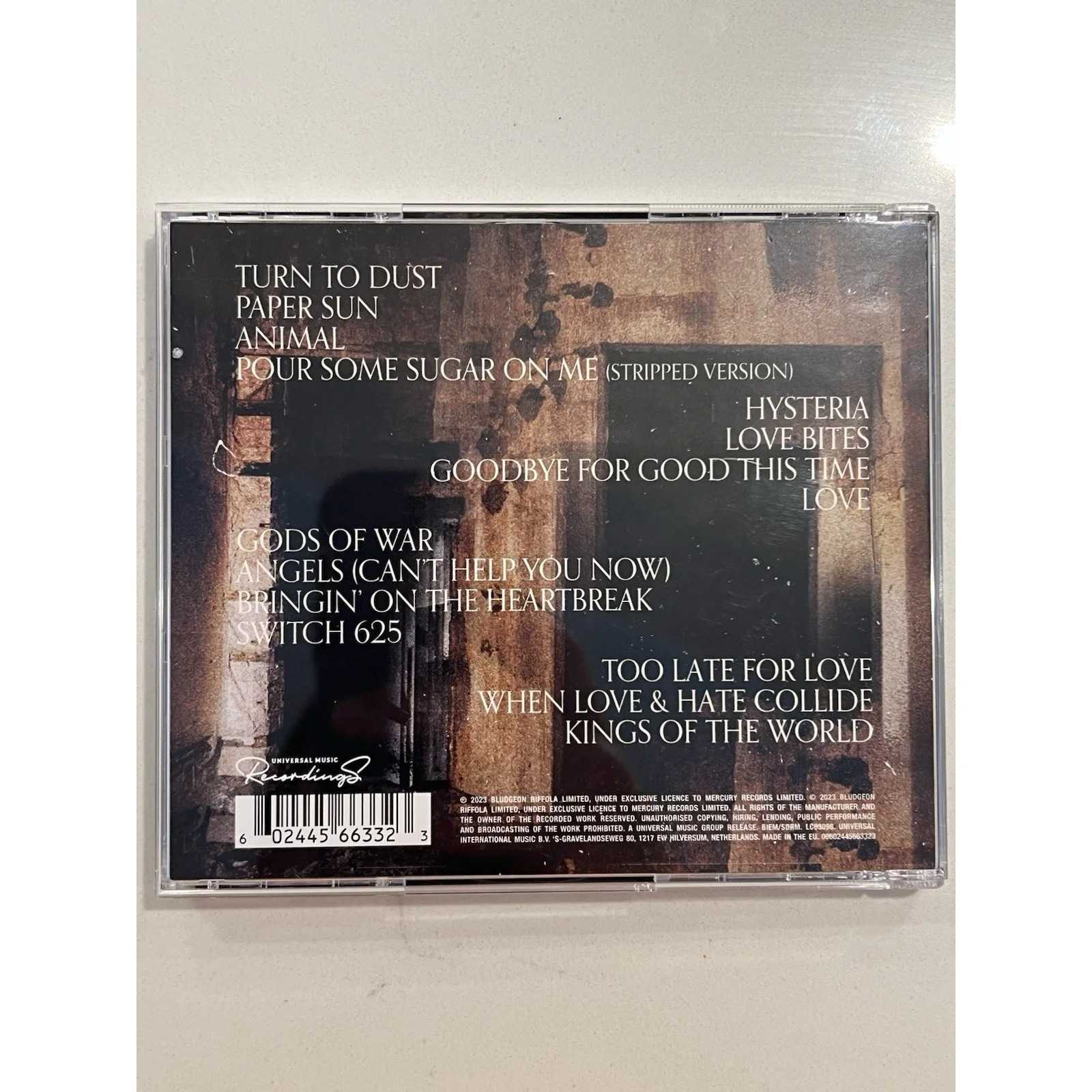 Def Leppard SIGNED Drastic Symphonies CD Autographed ACOA Authenticated #6, image 5