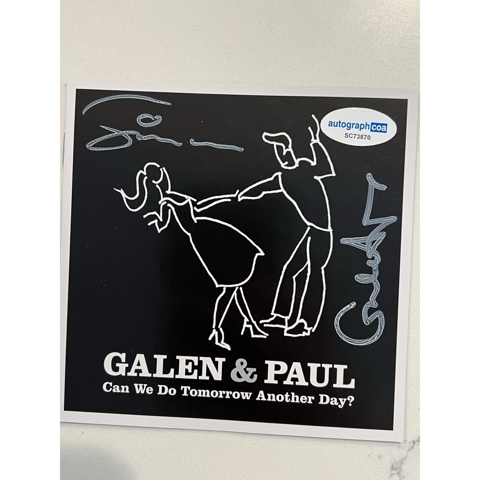 Galen Ayers Paul Simonon Dual Signed Autographed CD Insert w/New CD COA ACOA #1, image 5