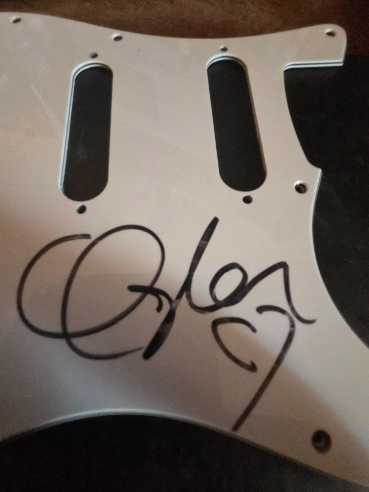 TAYLOR SWIFT signed ELECTRIC GUITAR PICK GUARD legendary ink coa/hologram, изображение 2