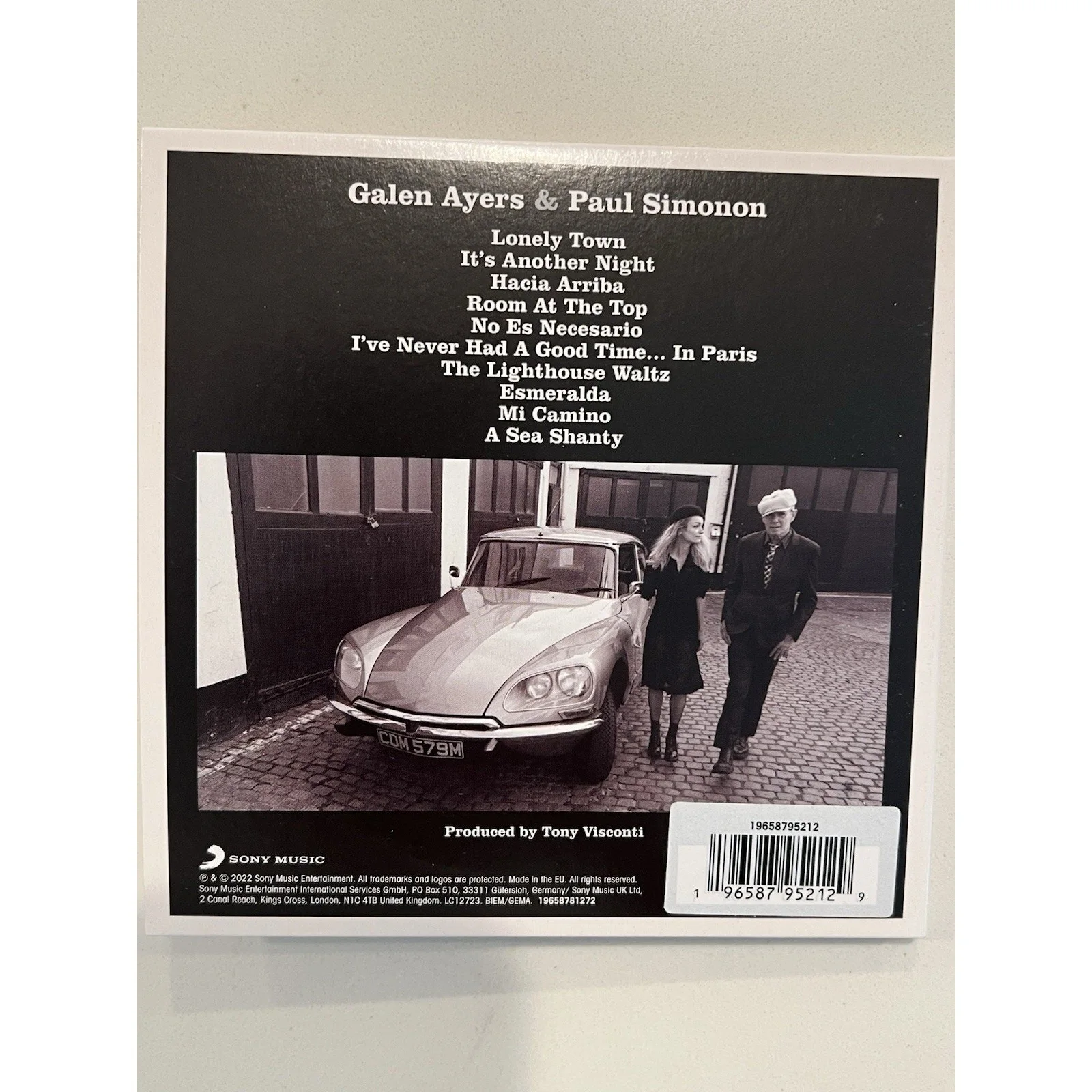 Galen Ayers Paul Simonon Dual Signed Autographed CD Insert w/New CD COA ACOA #2, image 4