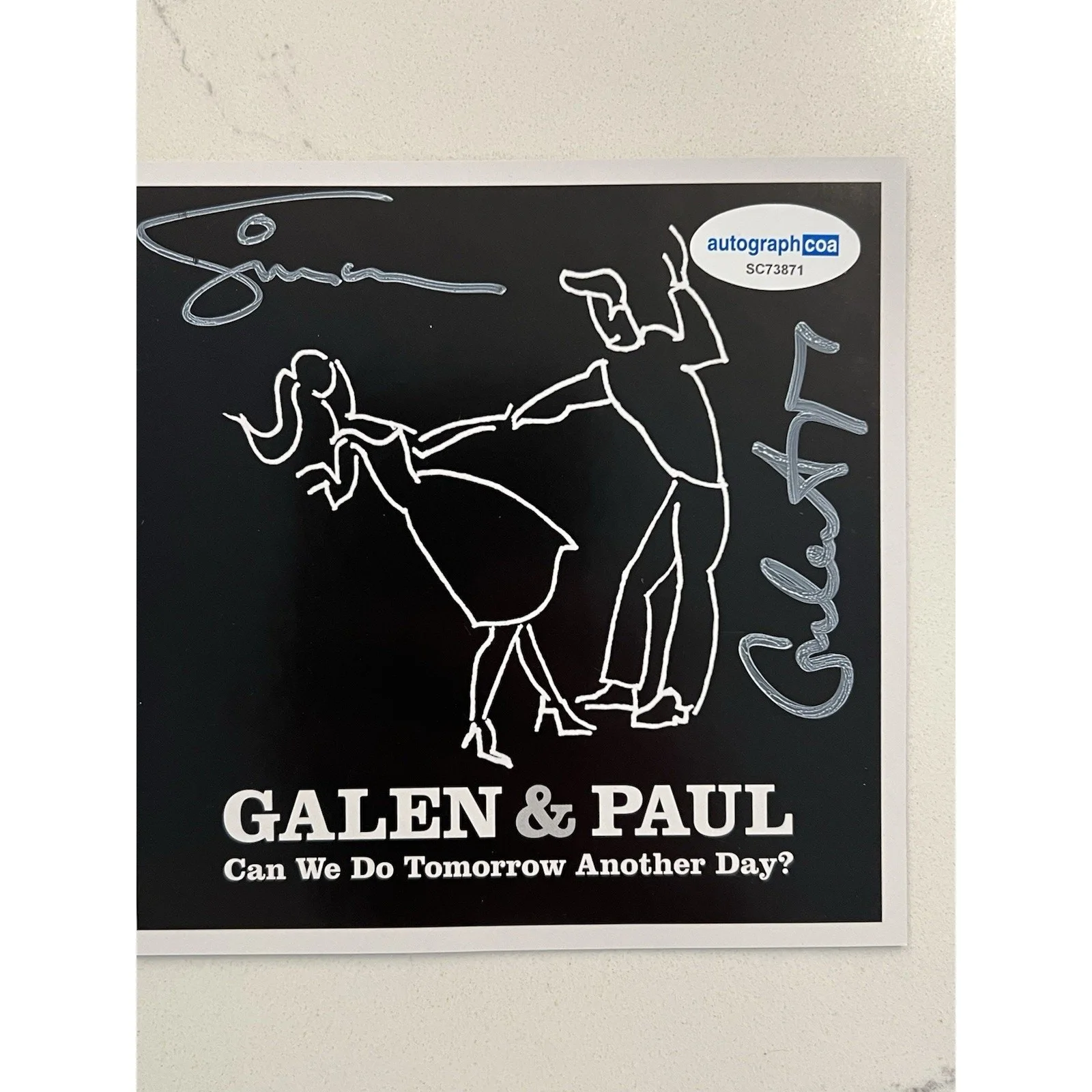 Galen Ayers Paul Simonon Dual Signed Autographed CD Insert w/New CD COA ACOA #2, image 5