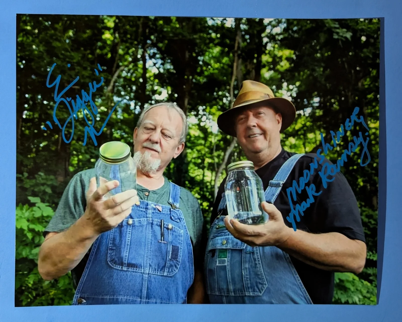 Mark Ramsey and Eric Digger Mane — The Moonshiners, Mark Ramsey And Eric "Digger" Manes Photo Signed 8x10 Distiller