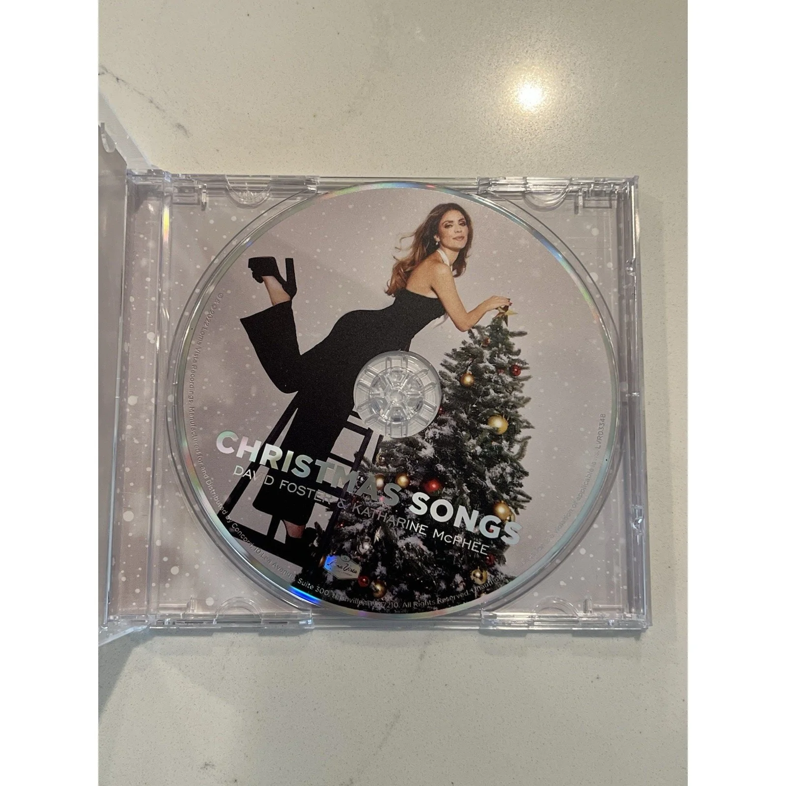 DAVID FOSTER KATHARINE MCPHEE Signed Autograph CD "Christmas Songs" ACOA #2, изображение 5