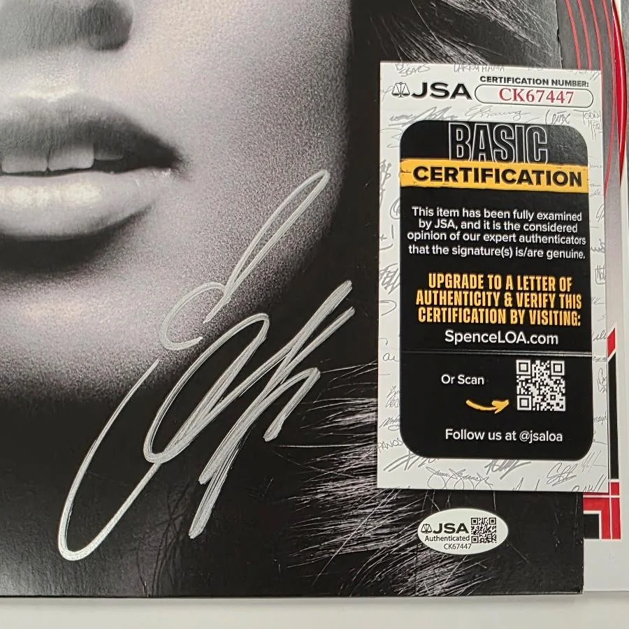 Alicia Keys signed 'As I Am' vinyl record album cover LP autograph ~ JSA, изображение 2