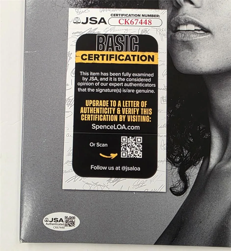 Alicia Keys signed 'Here' 2016 vinyl record album cover LP autograph ~ JSA, image 3