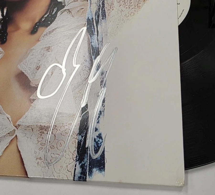 Alicia Keys signed 'Girlfriend' vinyl record album cover LP autograph ~ JSA, image 2