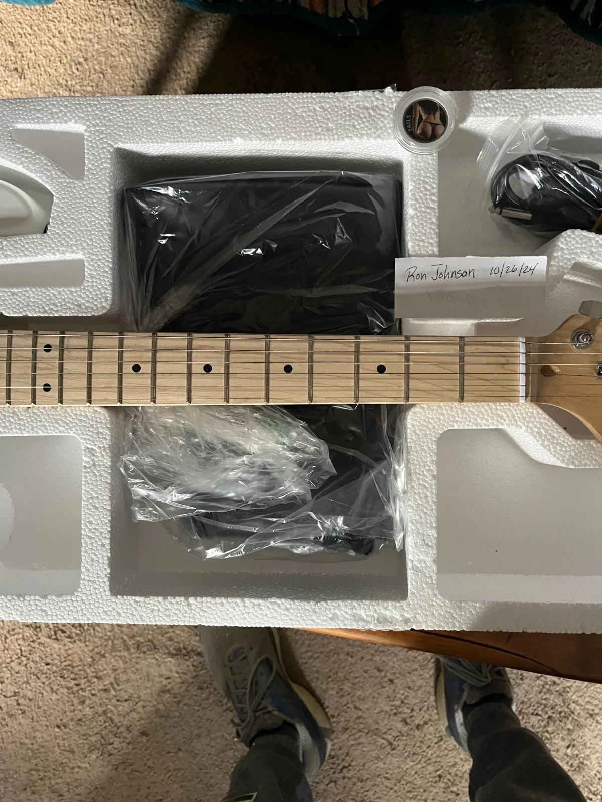 Alice Cooper Signed Full-Size Electric Guitar (Beckett COA), image 3