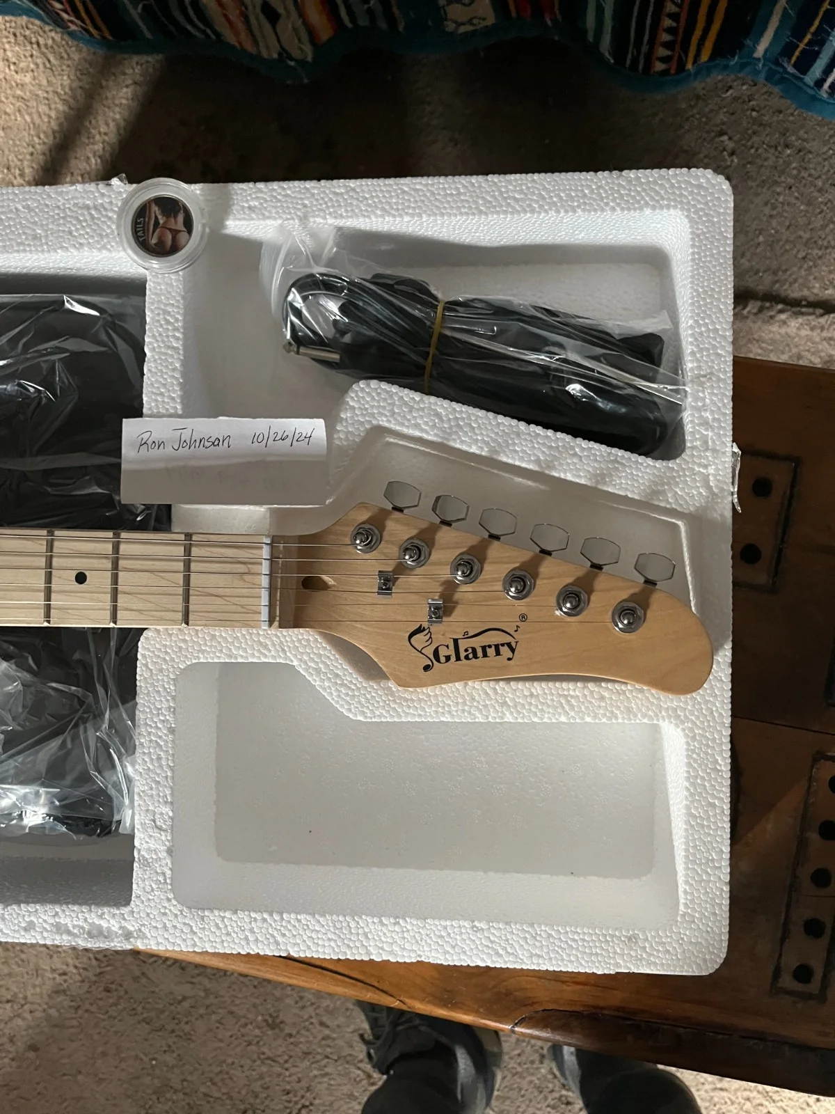 Alice Cooper Signed Full-Size Electric Guitar (Beckett COA), image 4