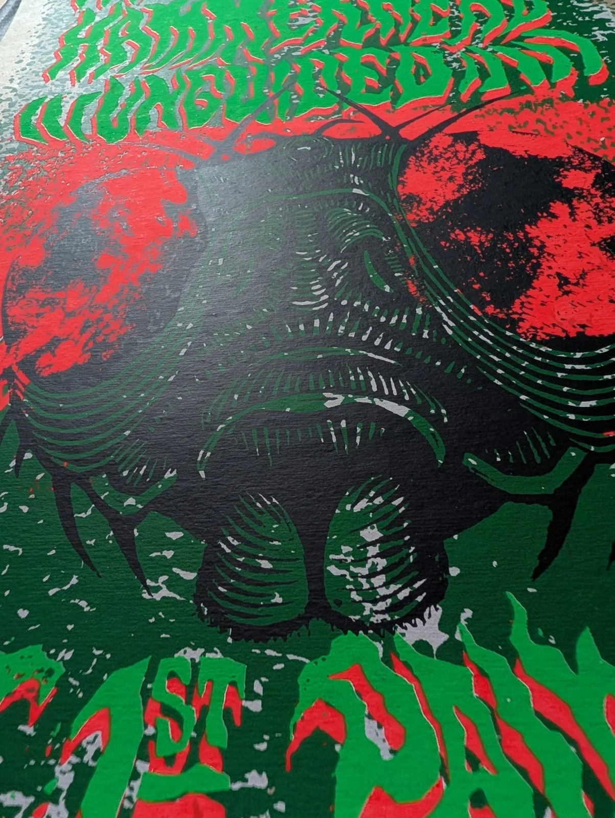 Signed HAZE XXL 22X14 1/2 Tour Poster Artist Proof 2/4 Mr Phylzzz,hammerhead.., изображение 4